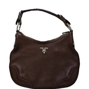 Prada Vitello Daino Hobo Leather handbag